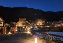 【日本京都旅遊】慢遊京都近郊秘境 – 美山町茅葺屋冬季雪燈籠祭典